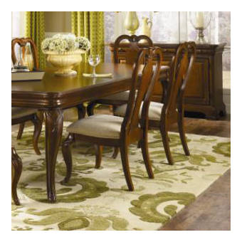 side chair in rich auburn