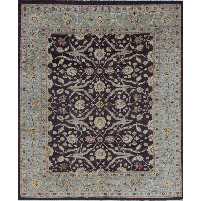Bokara Rug Co Inc Sultanabad Oriental Hand Knotted Wool Red Light Green Area Rug Wayfair