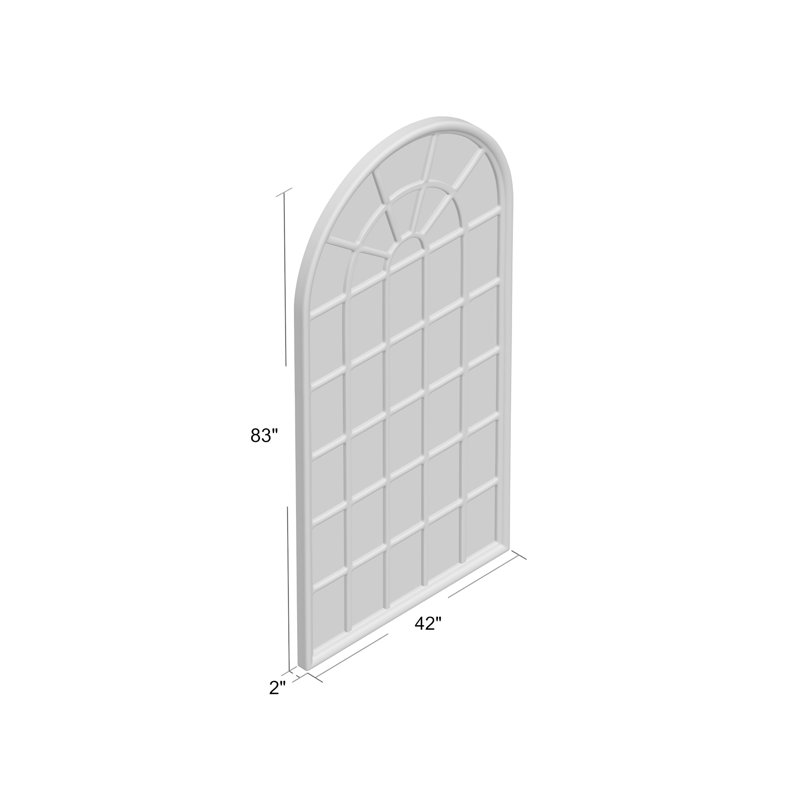 Red Barrel Studio Arched Panel Leaning Full Length Mirror