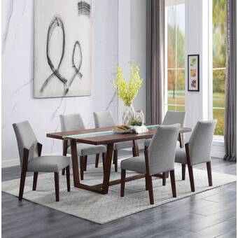 bender 7 piece dining set