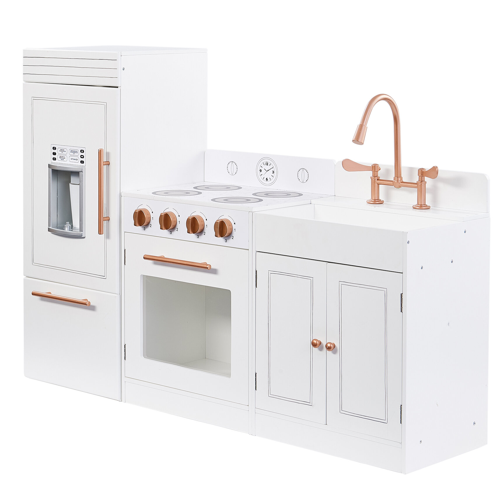 little chef paris play kitchen set