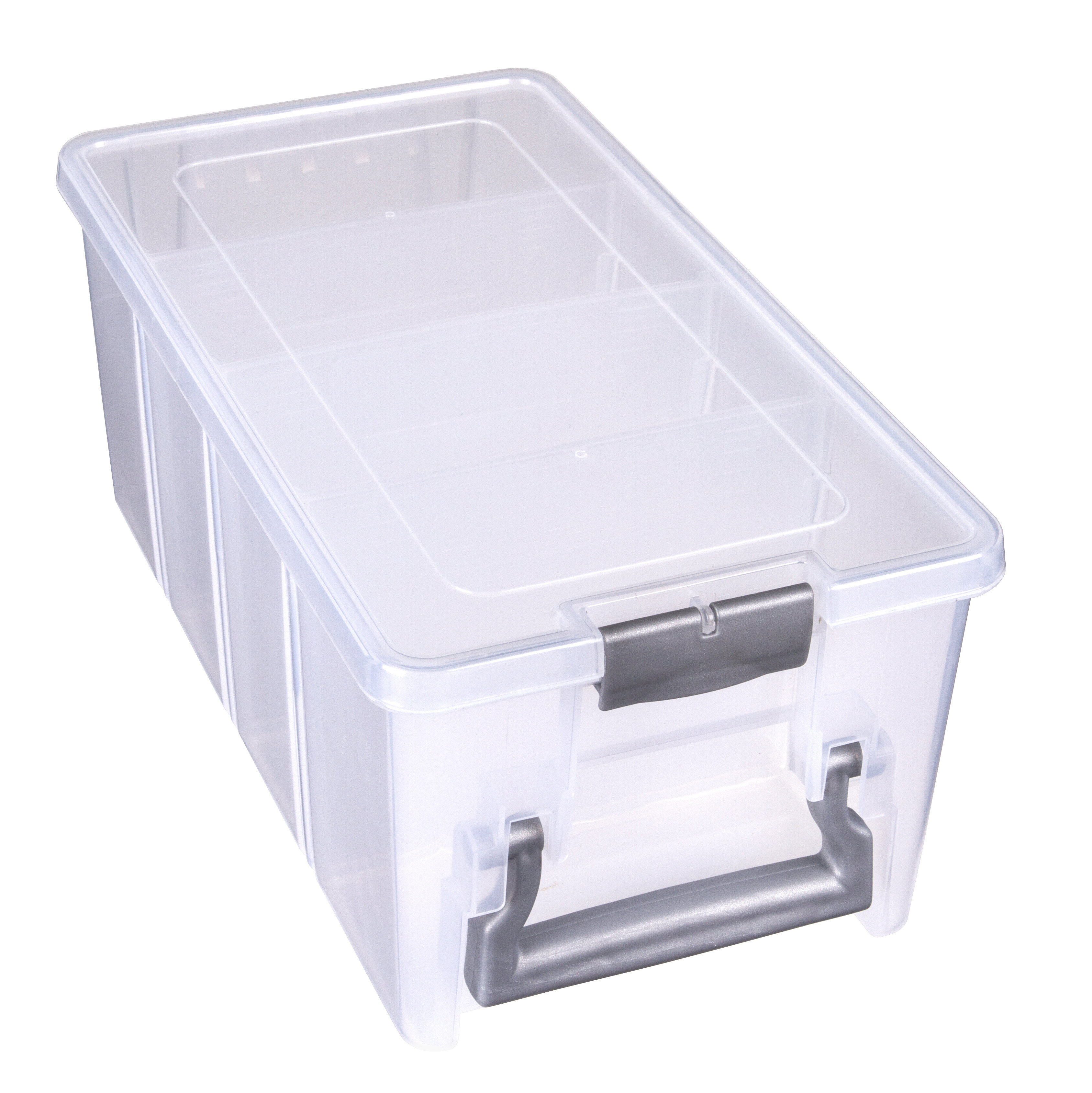 plastic tub with lid and handle