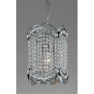 Emily 3 Light Crystal Pendant Classic Lighting Finish Chrome