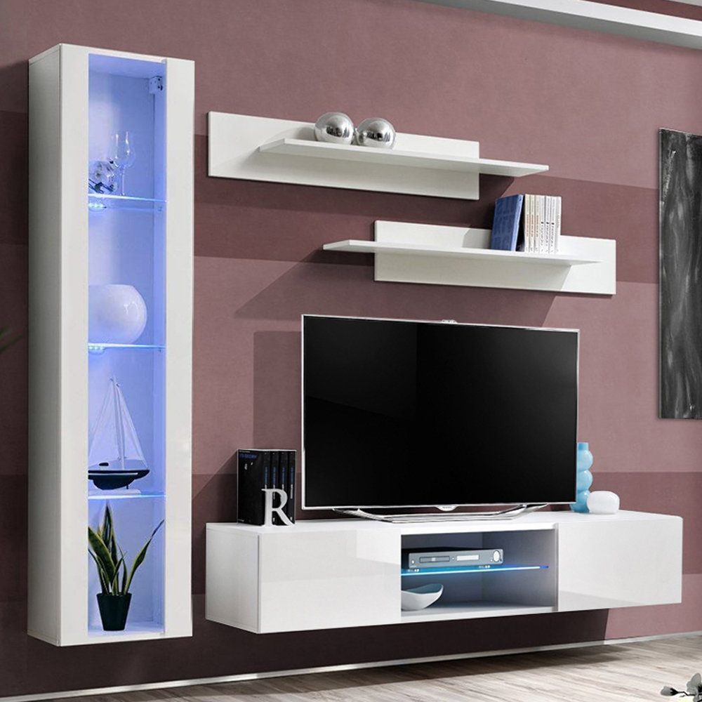 Orren Ellis Letson Floating Entertainment Center For Tvs Up To 70 Wayfair