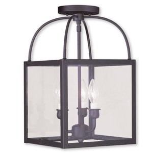 Brundidge 3-Light Convertible Semi Flush Mount