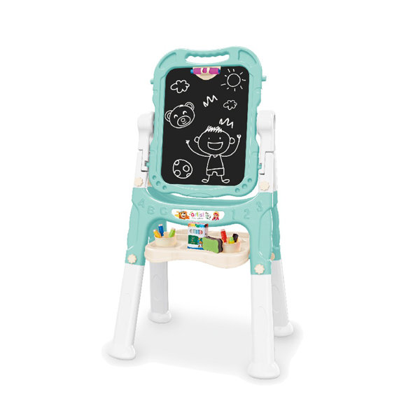Fyhshop Standing Toddler Art Easel For Kids Double Magnetic Children Drawing Board Wayfair Wooden, aluminium, extendable, collapsible or portable, you can be rest assured that we've got the perfect artist easel to support your artwork, including table top, box and pink plastic mini easel 15cm x 8cm x 8.5cm. wayfair
