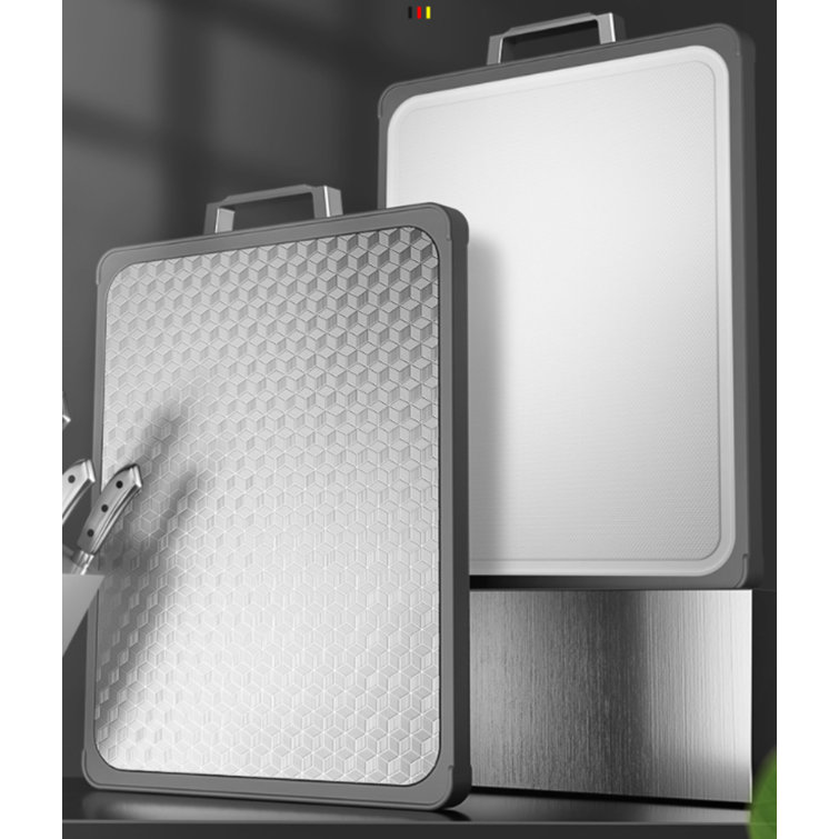 Porpora DoubleSided Stainless Steel Cutting Board Wayfair