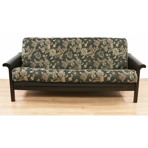 Ashante Floral Box Cushion Futon Slipcover