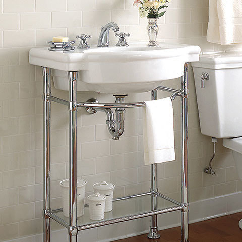 American Standard Retrospect Ceramic 27 Console Bathroom Sink With