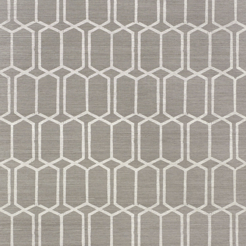 Schumacher Modern Trellis Sisal 24 L X 34 5 W Texture Wallpaper