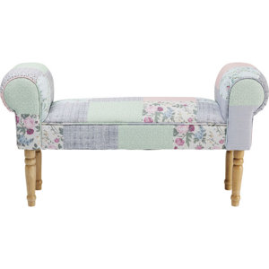 Gepolsterte Sitzbank Patchwork Powder von KARE D..
