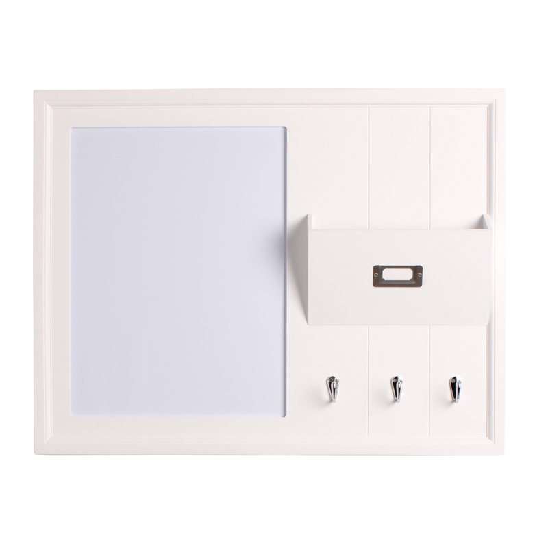 Zipcode Design Wood Home Organizer Magnetic Wall Mounted Dry Erase