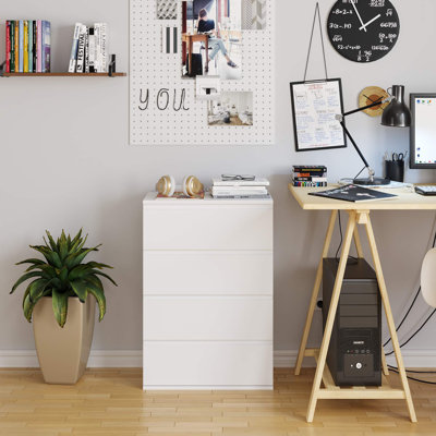 Cassilis 23.6" W 4-Drawer Dresser, Nightstand