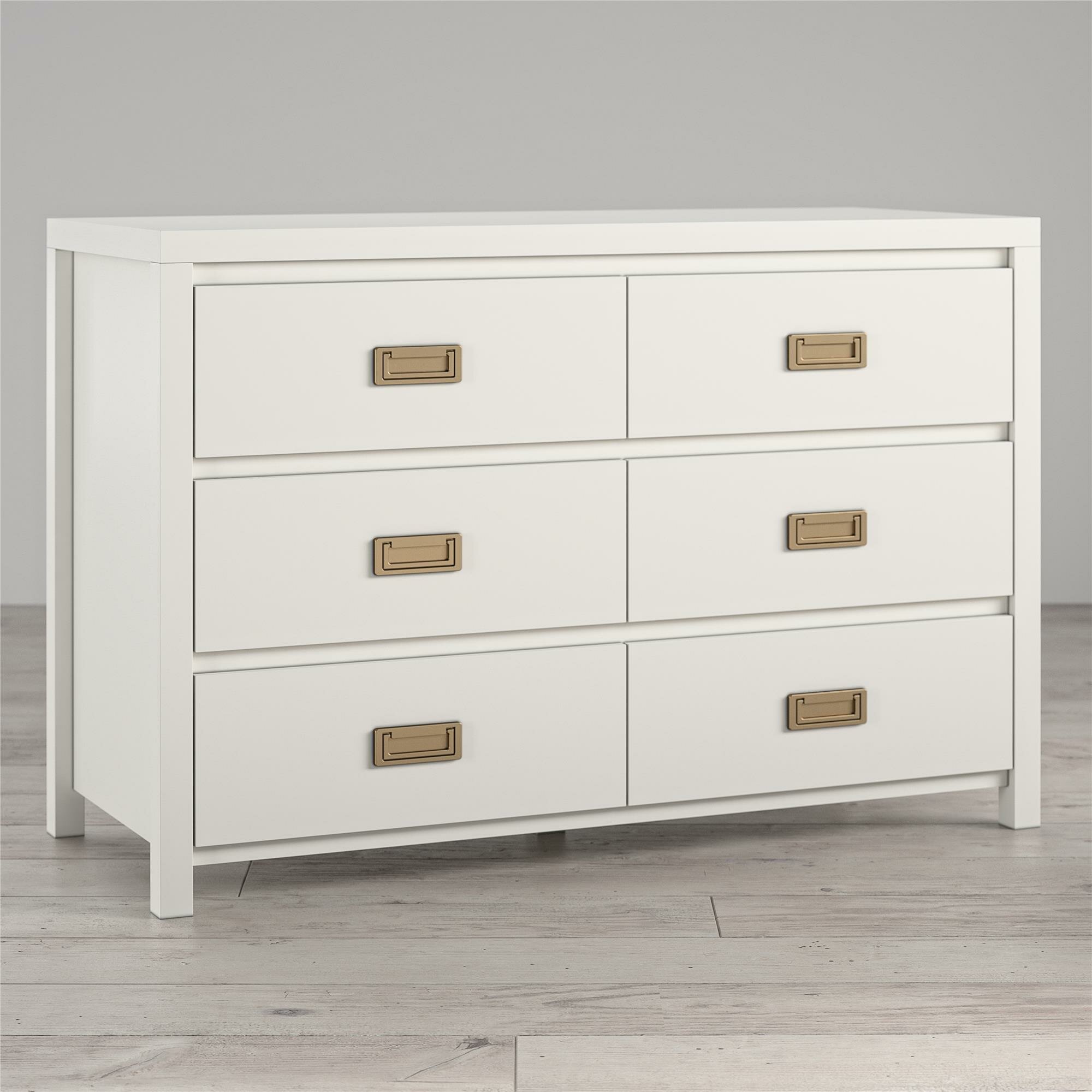 nola 6 drawer double dresser