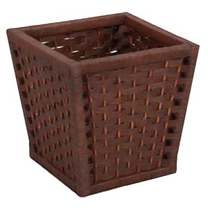 Wood 3.5 Gallon Waste Basket