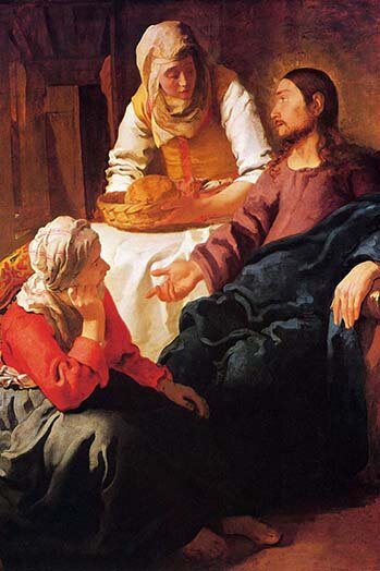 Buyenlarge Christ In The House Of Mary And Martha by Johannes Vermeer ...