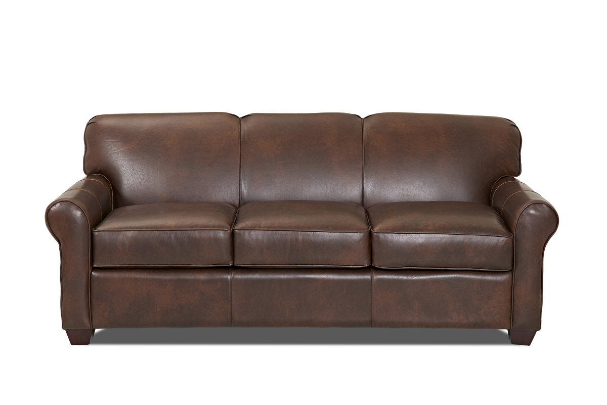 Jennifer Leather Sofa Reviews Joss Main Jennifer Leather Sofa
