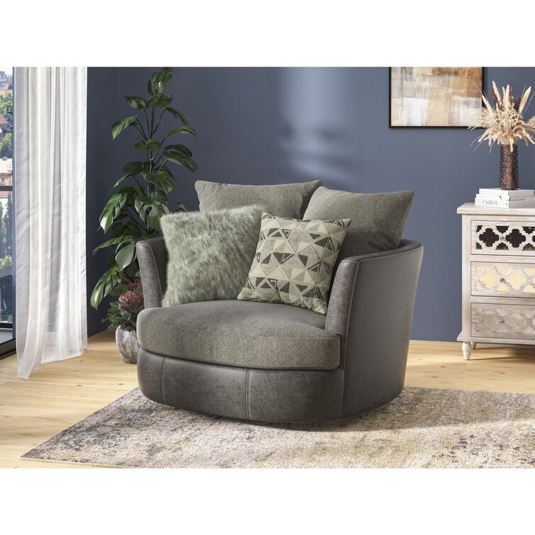 semi circle accent chair