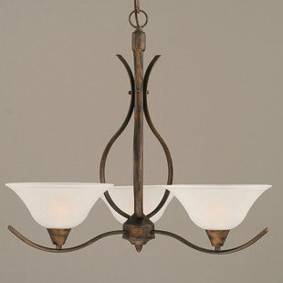 Go to store & view more images Demi 3-Light Shaded Chandelier by Red Barrel Studio