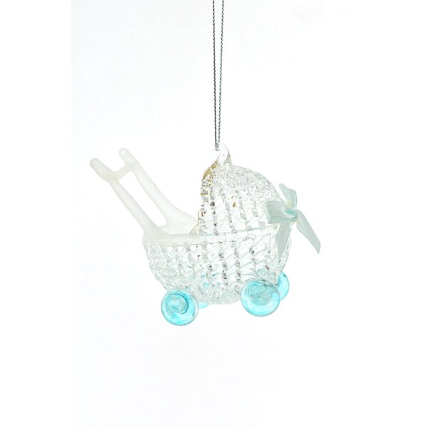 baby carriage ornament