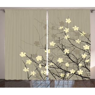 Anese Print Curtains Wayfair Anese Print Curtains Wayfair