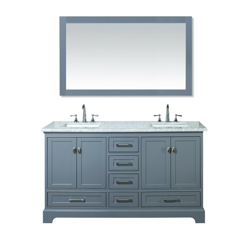 Stian 60 Double Sink Bathroom Vanity Set