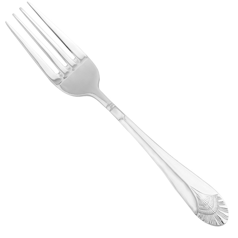 Walco Stainless Art Deco 18 10 Stainless Steel Dinner Fork Wayfair