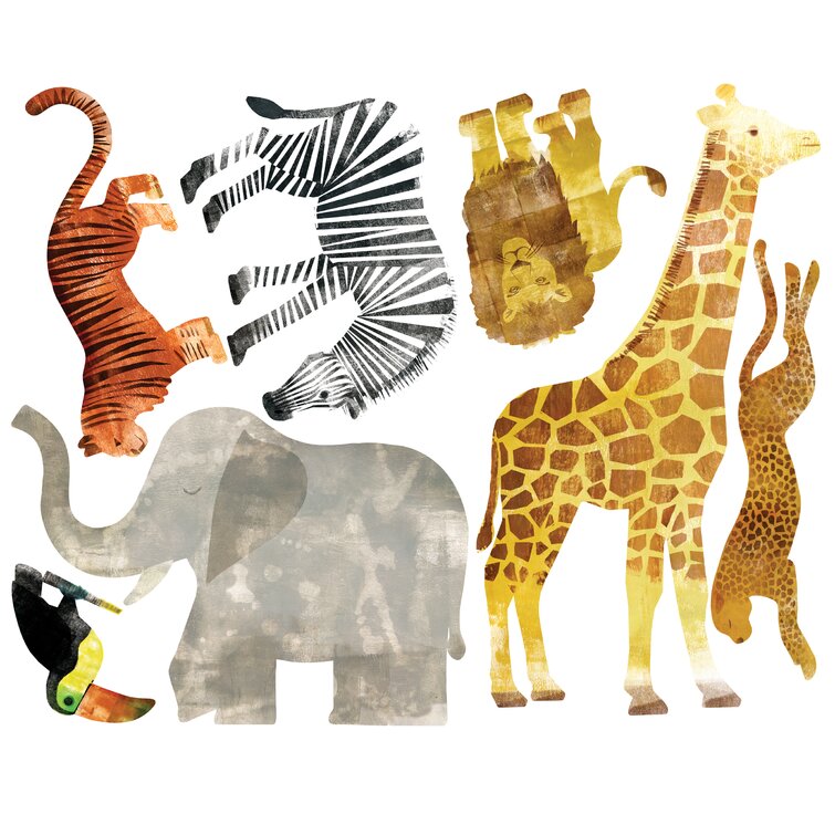 Harriet Bee Wild Animals Wall Decal & Reviews | Wayfair.ca