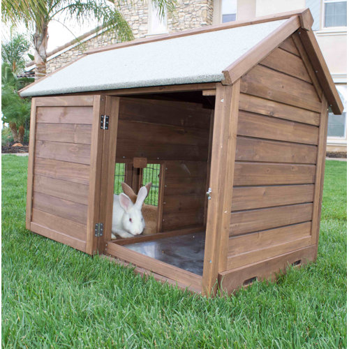 Tucker Murphy Pet Kircher Lodge Deluxe Rabbit Hutch Wayfair