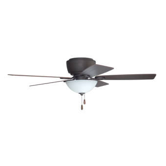Westinghouse Lighting 52 Sumter 5 Blade Standard Ceiling Fan With Pull Chain And Light Kit Included Wayfair
