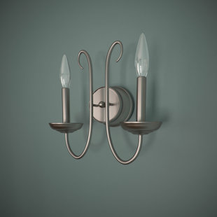 Best Bordelon 2-Light Candle Wall Light By Charlton Home Wall Lights Bordelon 2-Light Candle Wall Light By Charlton Home Wall Lights