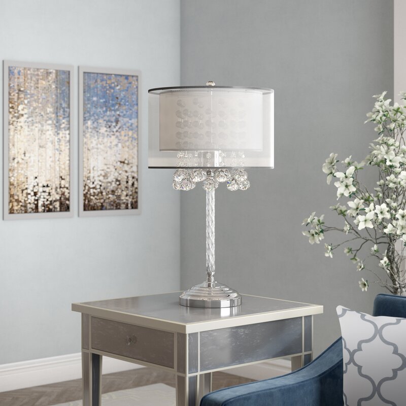 double shade table lamp