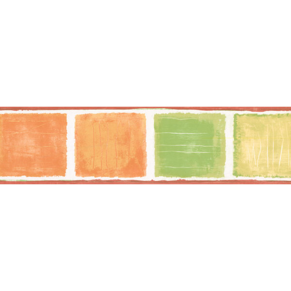 Ebern Designs Futch Painted Squares Abstract 15 L X 5 W