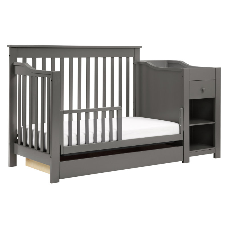 Piedmont 3 In 1 Convertible Crib And Changer With Storage