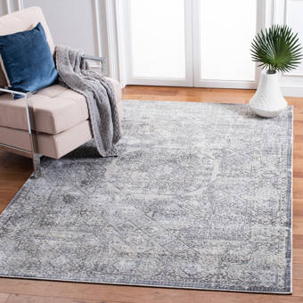 East Urban Home Boise Idaho Poly Chenille Gray Area Rug Wayfair