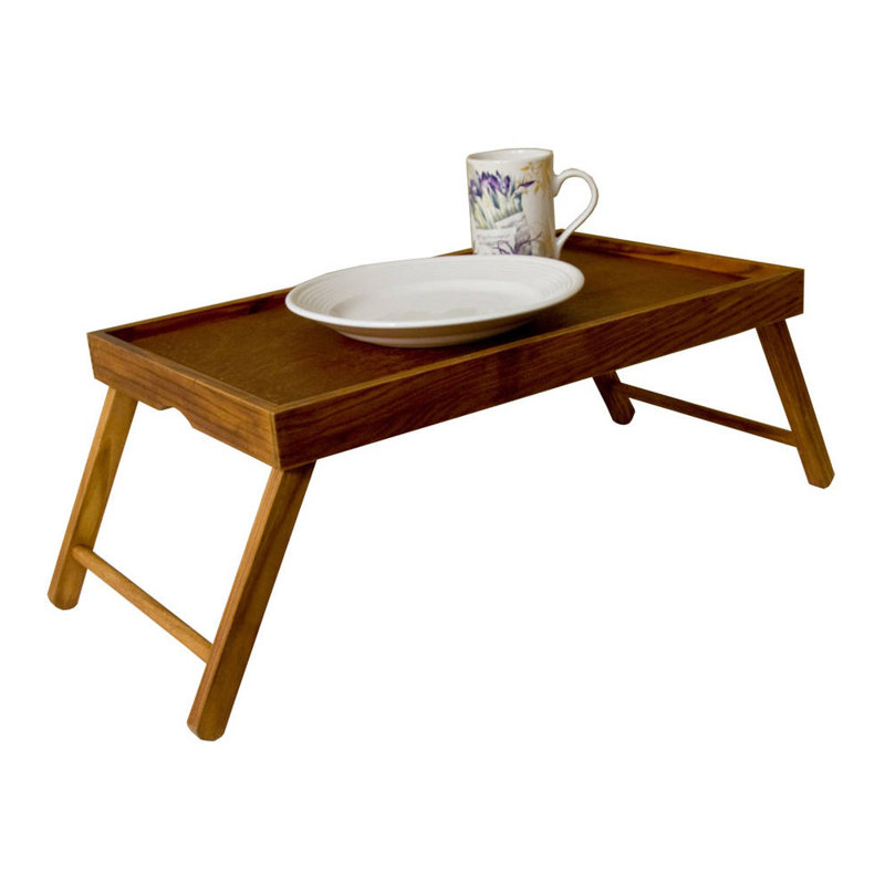 Laptop Computer Tray Laptop Stand Bed Tray Table with Folding Legs,Serving Breakfast in Bed or Use As a TV Table