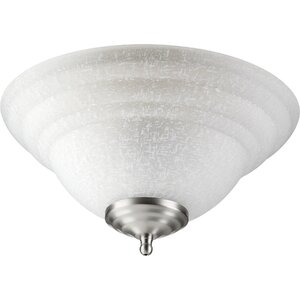 Tri Bump 2-Light Bowl Ceiling Fan Light Kit