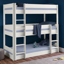 childrens white bunk beds