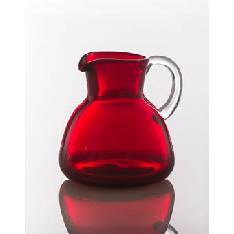 KSNY All in Good Taste Glass Pitcher First Come First Serv Clear