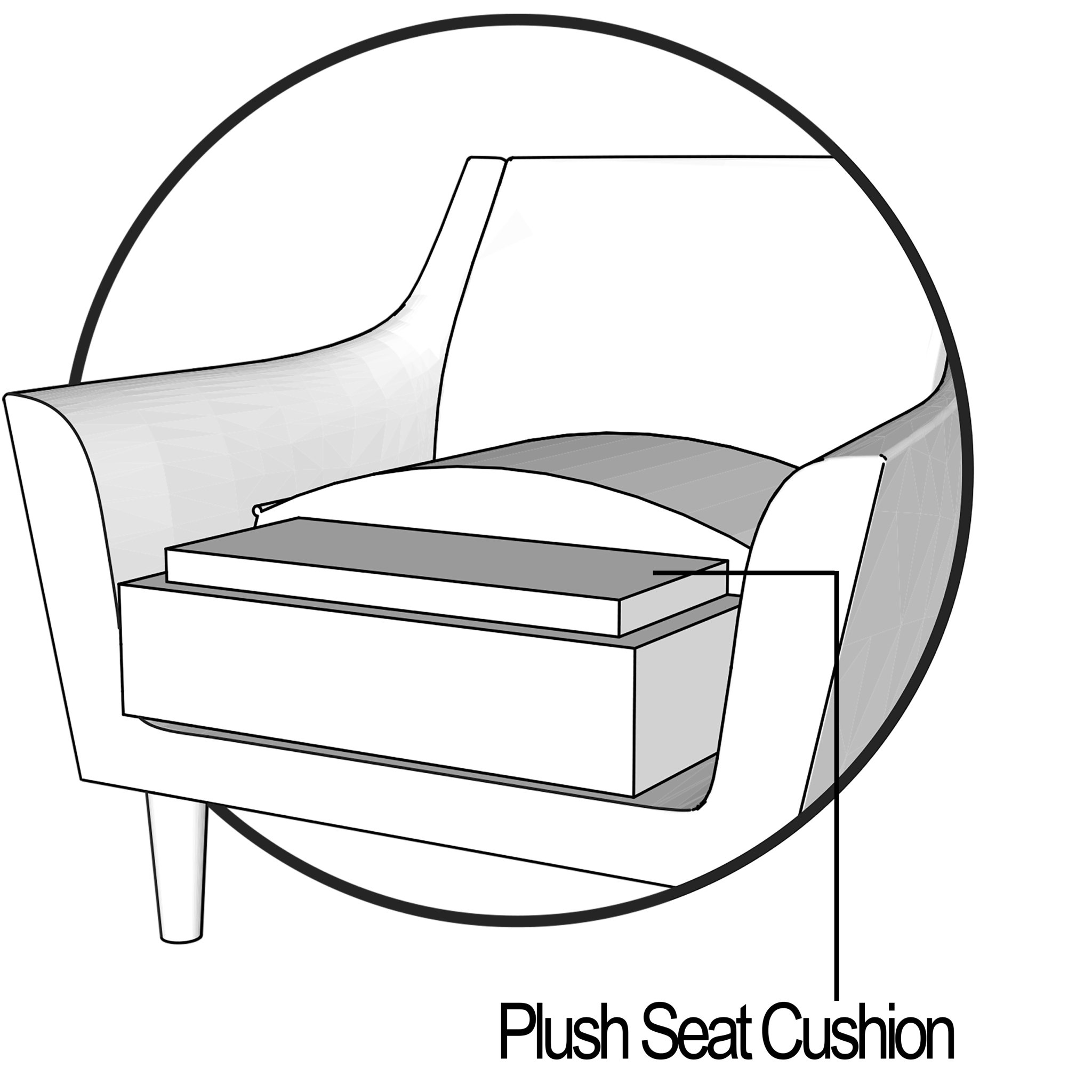 Plush Seat Cushion