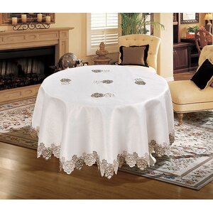 Royal Embroidered Lace Tablecloth