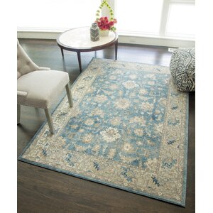 Estelle Zephyr Seafoam/Ivory Area Rug