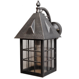 Go to store & view more images Kiss Series 1-Light Outdoor Wall Lantern by Darby Home Co