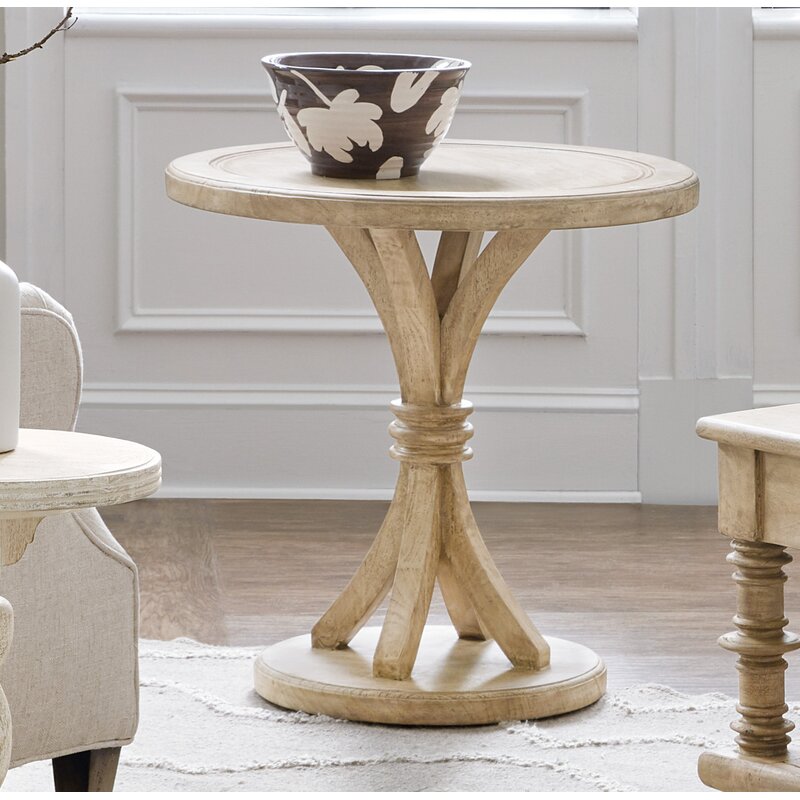 Hooker Furniture Hudson Solid Wood Pedestal End Table | Wayfair