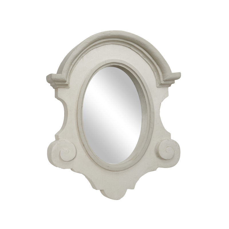 Ophelia Co 34 5 X 43 Large Antique Light Grey Wood Oval Wall