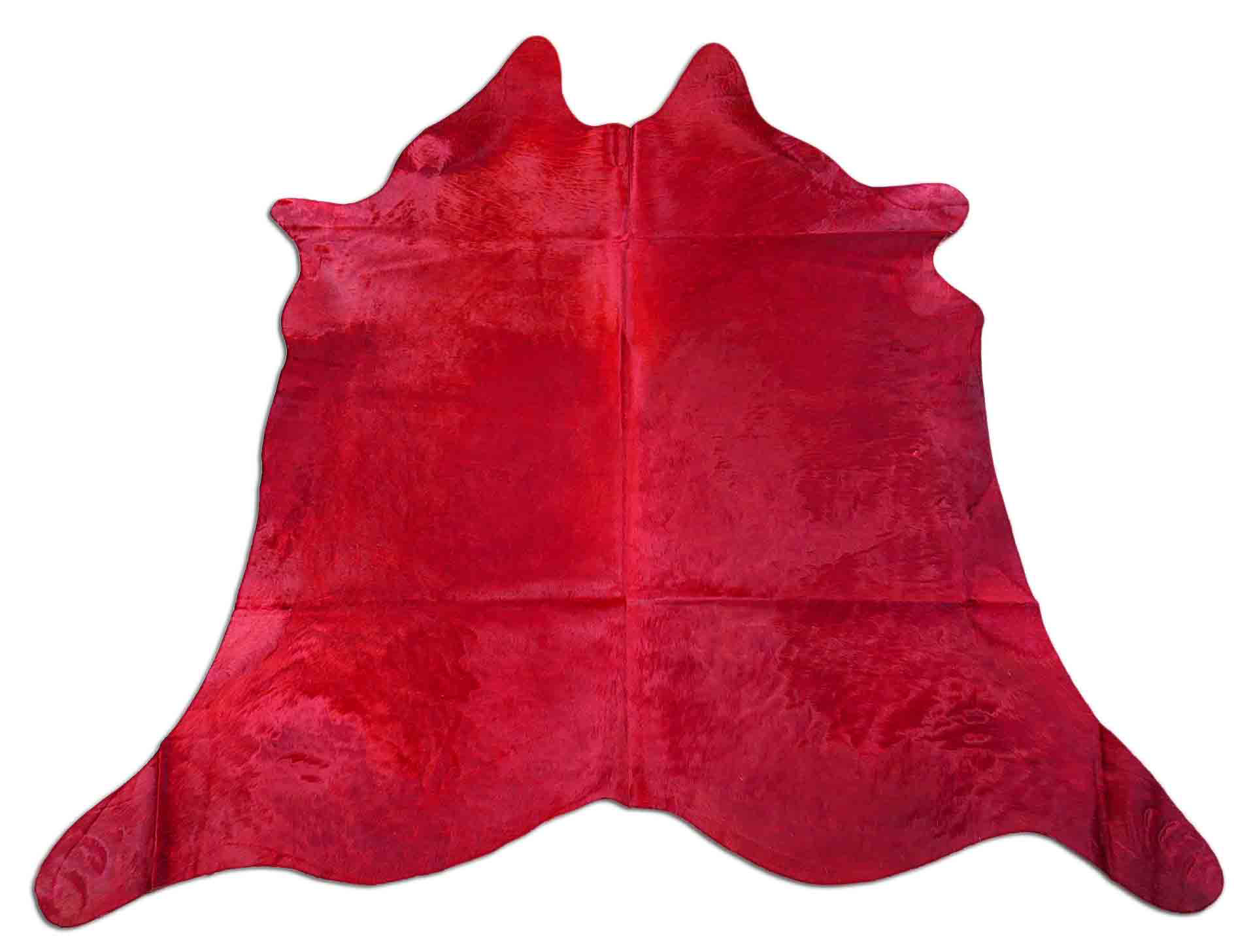 Home Garden Rugs Carpets 7 X 7 Ft Dyed Red Cowhide Rugs Dyed