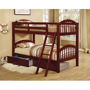 Jaylyn Twin Over Twin Bunk Bed by Harr..