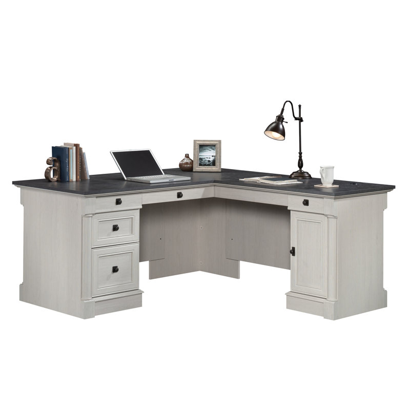 (incomplete)Carton 1 of 2 of Raloo Carton Orviston L-Shape Desk Color: Split Oak