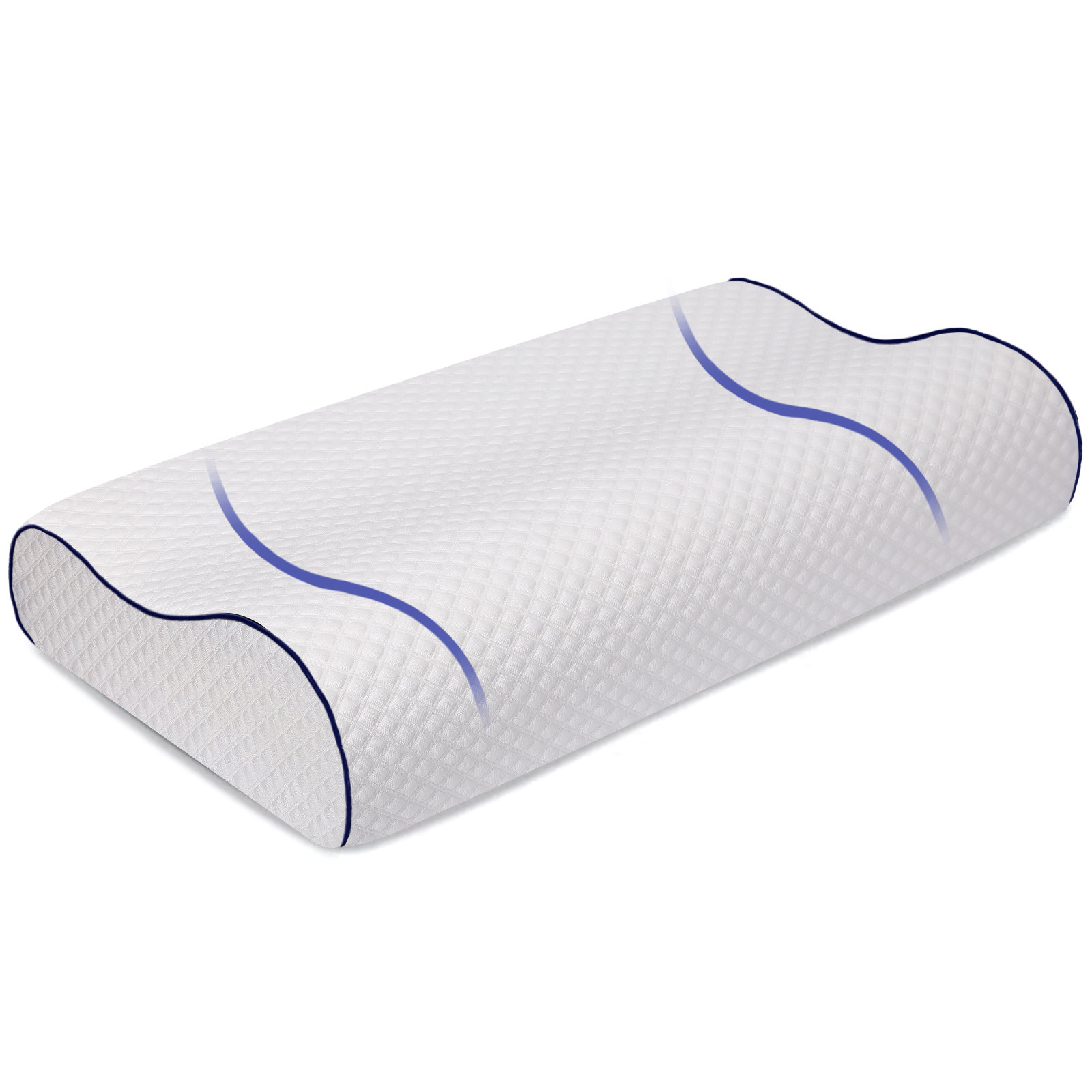 Power Of Nature Neck Memory Foam Firm Support Pillow Wayfair