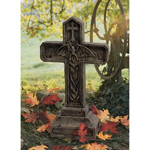 Balkan Vampire Blood Cross Statue